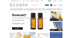 Desktop Screenshot of ecospa.pl